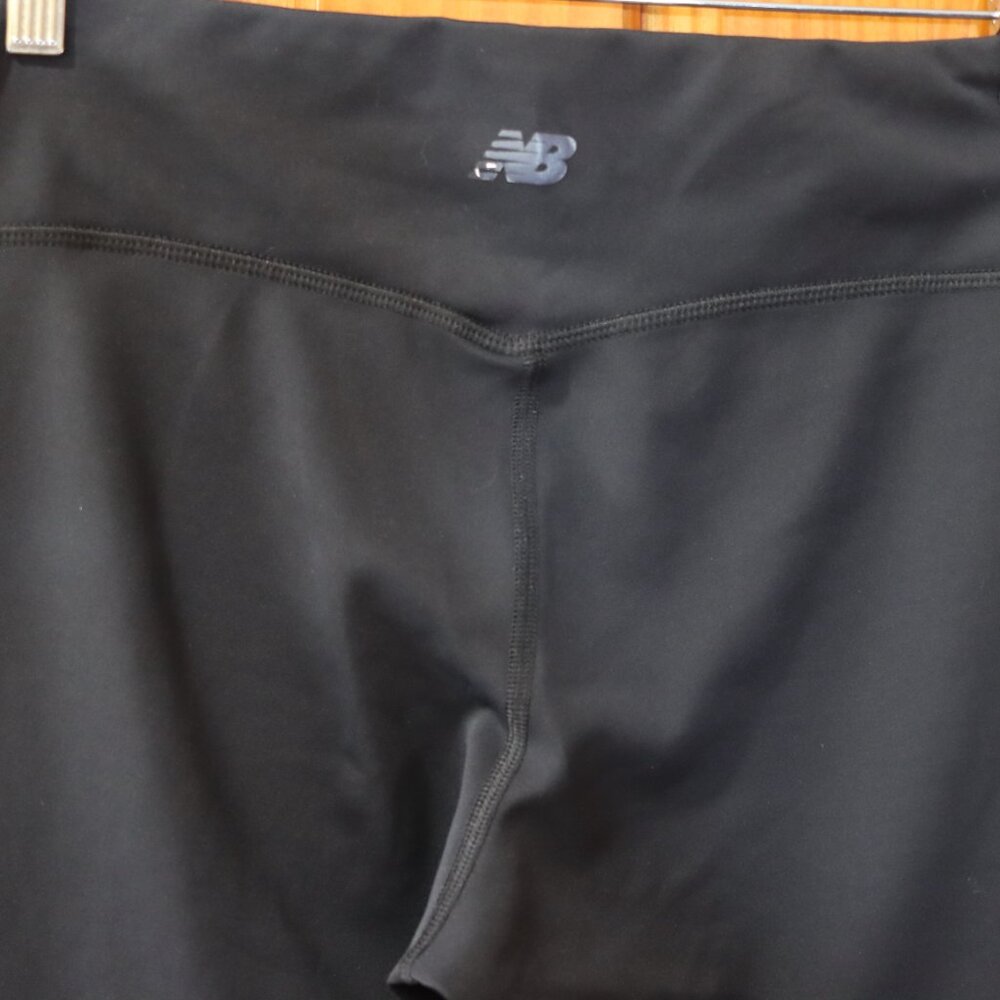 New Balance Black Full Length Leggings LG - Picture 5 of 8
